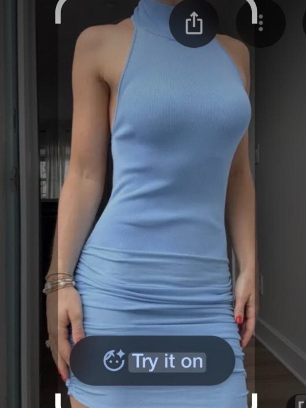 House of cb knit halter dress